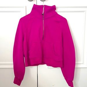 Scuba Oversized Funnel Neck Half-Zip